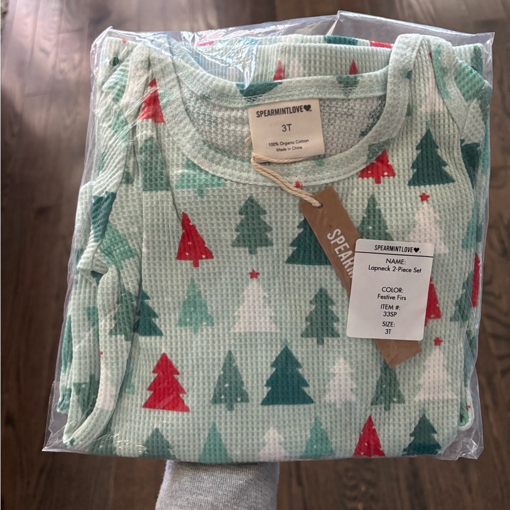 NWT 3T 2 piece christmas pjs